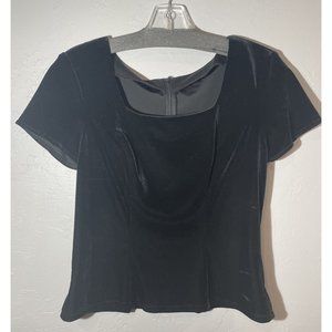 Stage Accents Black Velvet Short Sleeve